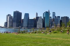21 New York Financial District 55 Water St, One Financial Square, 120 Wall St, Maiden Lane Tower, One Chase Manhattan Plaza From Brooklyn Heights Lawn.jpg